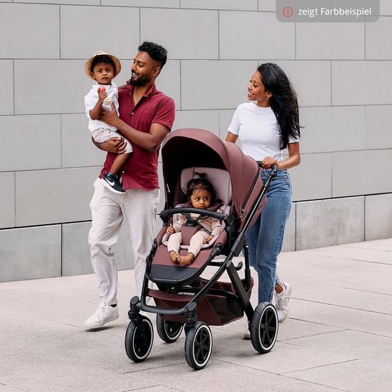 ABC Design Salsa 5 Air baby carriage incl. Urban changing bag, winter footmuff, carrycot & sports seat - Pine