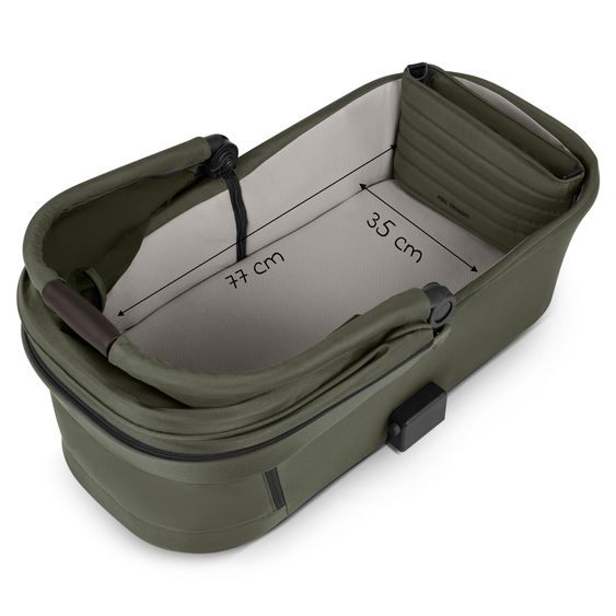 ABC Design Salsa 5 Air baby carriage incl. Urban changing bag, winter footmuff, carrycot & sports seat - Pure - Avocado