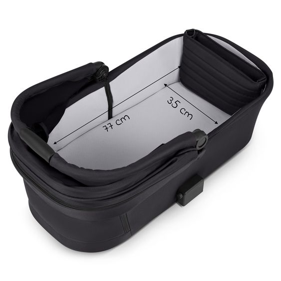 ABC Design Salsa 5 Air baby carriage incl. Urban changing bag, winter footmuff, carrycot & sports seat - Pure - Coal