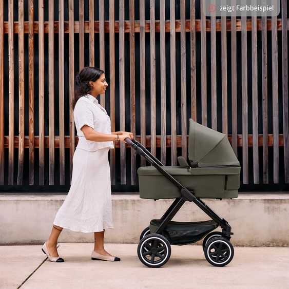 ABC Design Samba 2 baby carriage incl. carrycot & sports seat with XXL accessory pack - Dark Brown