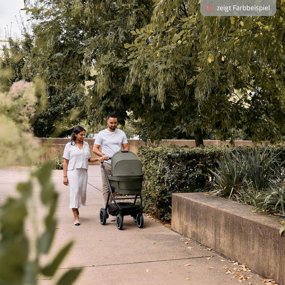 ABC Design Samba 2 baby carriage incl. carrycot & sports seat with XXL accessory pack - Dark Brown