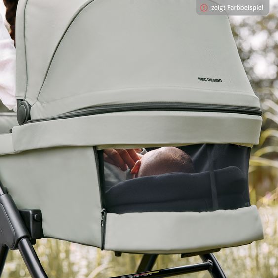 ABC Design Samba 2 baby carriage incl. carrycot & sports seat with XXL accessory pack - Pure - Coal