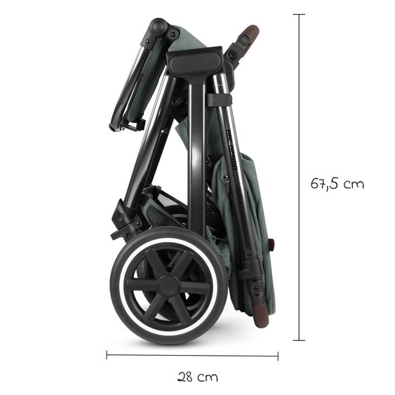 ABC Design Combi stroller Samba - incl. Carrycot & Sports Seat with XXL Accessory Pack - Aloe