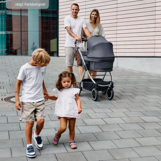 ABC Design Kombi-Kinderwagen Samba - inkl. Babywanne & Sportsitz mit XXL Zubehörpaket - Diamond Edition - Herb