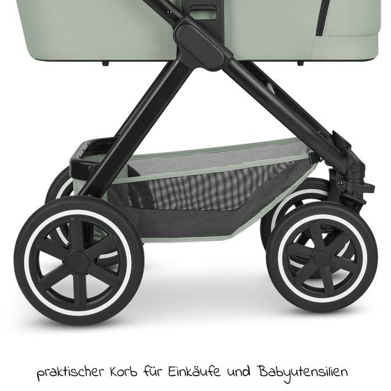 ABC Design Kombi-Kinderwagen Samba - inkl. Babywanne & Sportsitz mit XXL Zubehörpaket - Pine