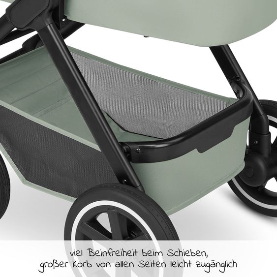 ABC Design Kombi-Kinderwagen Samba - inkl. Babywanne & Sportsitz mit XXL Zubehörpaket - Pine