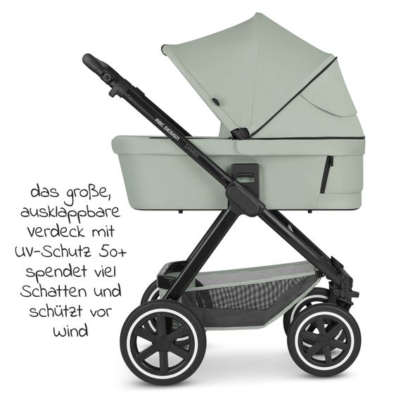 ABC Design Kombi-Kinderwagen Samba - inkl. Babywanne & Sportsitz mit XXL Zubehörpaket - Pine