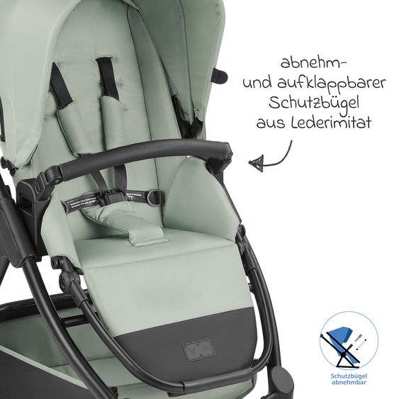 ABC Design Combi stroller Samba - incl. Carrycot & Sports Seat with XXL Accessory Pack - Pine