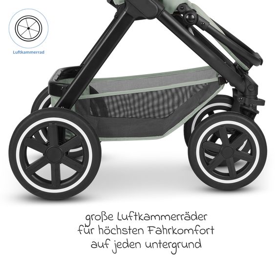 ABC Design Combi stroller Samba - incl. Carrycot & Sports Seat with XXL Accessory Pack - Pine