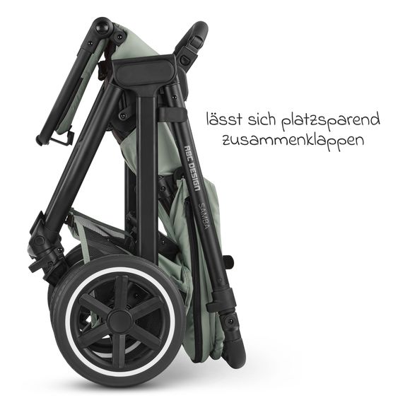 ABC Design Combi stroller Samba - incl. Carrycot & Sports Seat with XXL Accessory Pack - Pine