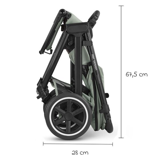 ABC Design Combi stroller Samba - incl. Carrycot & Sports Seat with XXL Accessory Pack - Pine