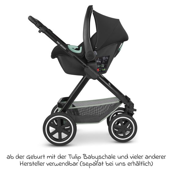 ABC Design Combi stroller Samba - incl. Carrycot & Sports Seat with XXL Accessory Pack - Pine
