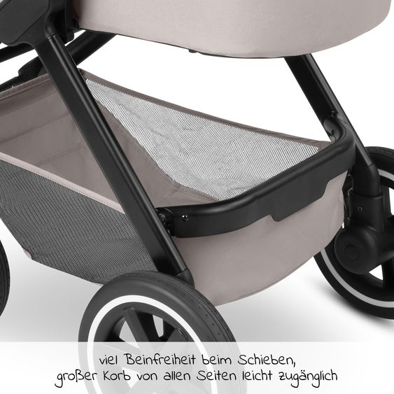 ABC Design Passeggino Samba - incluso navicella e seggiolino sportivo con pacchetto accessori XXL - Cipria