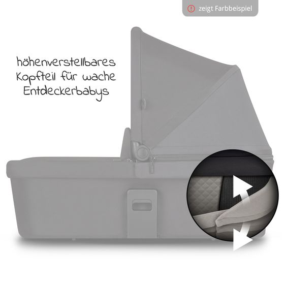 ABC Design Kombi-Kinderwagen Samba - inkl. Babywanne & Sportsitz mit XXL Zubehörpaket - Pure Edition - Grain