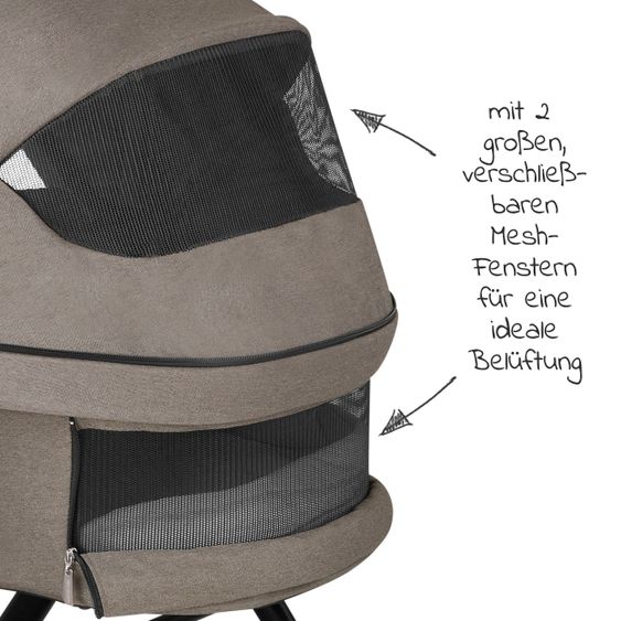 ABC Design Kombi-Kinderwagen Samba - inkl. Babywanne & Sportsitz mit XXL Zubehörpaket - Pure Edition - Nature