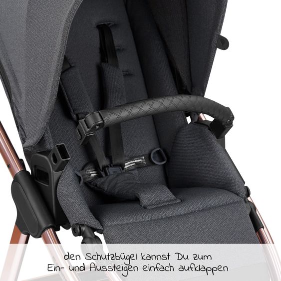 ABC Design Kombi-Kinderwagen Samba - inkl. Babywanne, Sportsitz und XXL Zubehör-Paket - Diamond Edition - Bubble