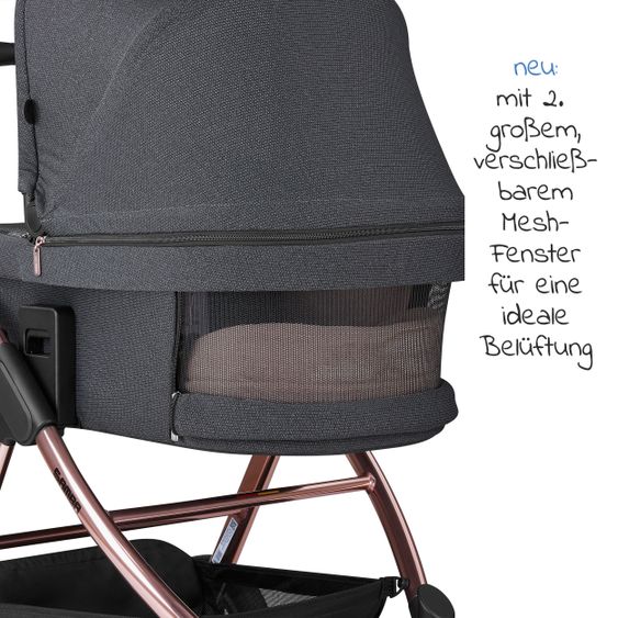 ABC Design Kombi-Kinderwagen Samba - inkl. Babywanne, Sportsitz und XXL Zubehör-Paket - Diamond Edition - Bubble