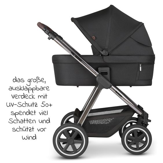 ABC Design Kombi-Kinderwagen Samba - inkl. Babywanne, Sportsitz und XXL Zubehör-Paket - Diamond Edition - Dolphin