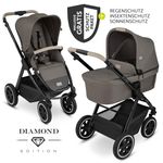 Kombi-Kinderwagen Samba - inkl. Babywanne, Sportsitz und XXL Zubehör-Paket - Diamond Edition - Herb