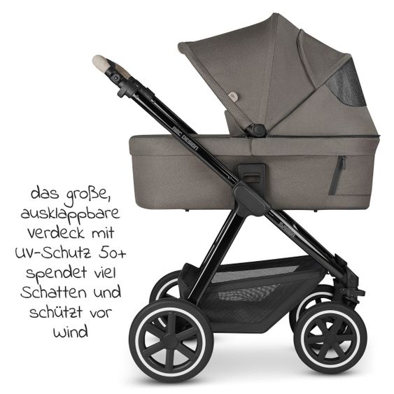 ABC Design Passeggino combinato Samba - incluso navicella, seggiolino sportivo e pacchetto accessori XXL - Diamond Edition - Herb