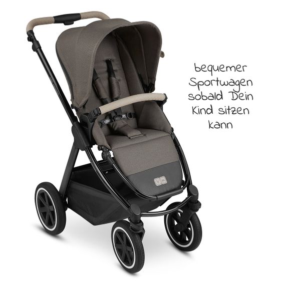 ABC Design Passeggino combinato Samba - incluso navicella, seggiolino sportivo e pacchetto accessori XXL - Diamond Edition - Herb