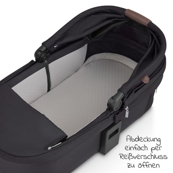 ABC Design Passeggino Samba Combi - incluso navicella, seggiolino sportivo e pacchetto accessori XXL - Fashion Edition - Midnight