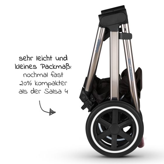 ABC Design Kombi-Kinderwagen Samba - inkl. Babywanne, Sportsitz & XXL Zubehörpaket - Diamond Edition - Dolphin