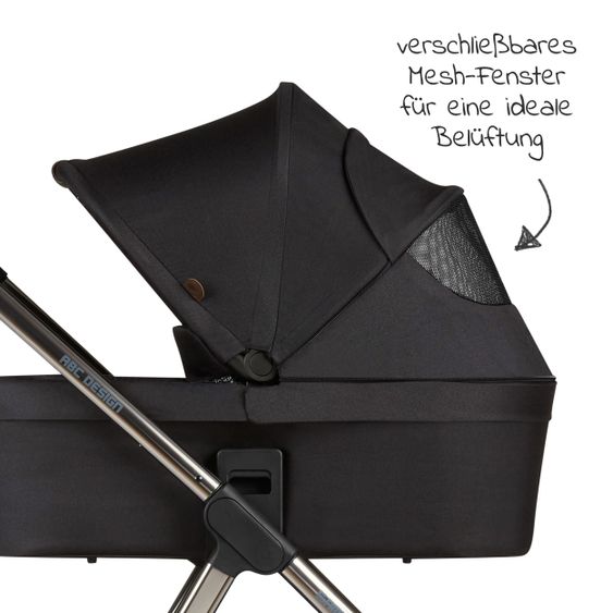 ABC Design Kombi-Kinderwagen Samba - inkl. Babywanne, Sportsitz & XXL Zubehörpaket - Diamond Edition - Dolphin