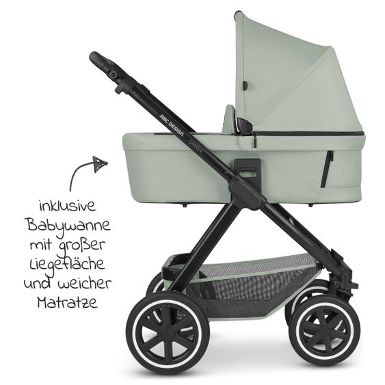 ABC Design Passeggino Samba Combi - incluso navicella e seggiolino sportivo - Classic Edition - Pino