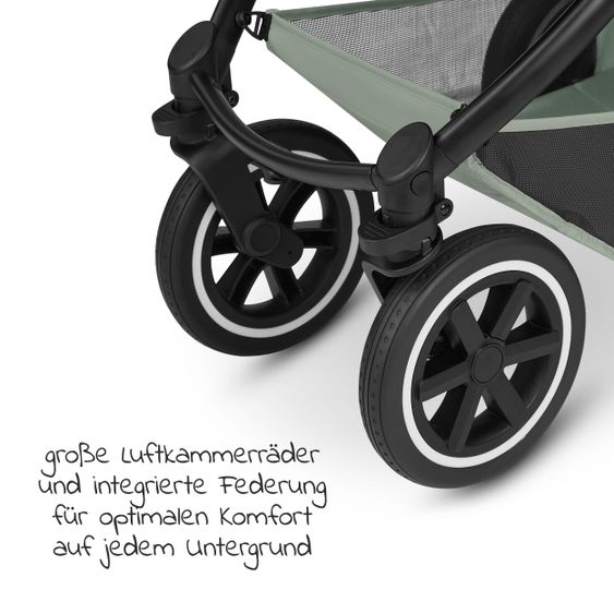 ABC Design Passeggino Samba Combi - incluso navicella e seggiolino sportivo - Classic Edition - Pino