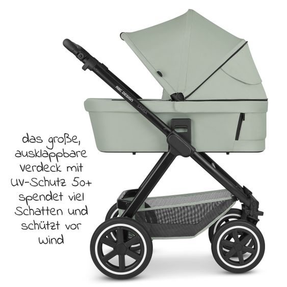 ABC Design Passeggino Samba Combi - incluso navicella e seggiolino sportivo - Classic Edition - Pino