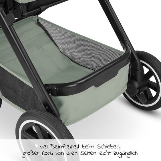 ABC Design Passeggino Samba Combi - incluso navicella e seggiolino sportivo - Classic Edition - Pino