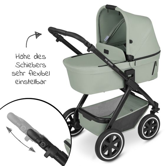 ABC Design Passeggino Samba Combi - incluso navicella e seggiolino sportivo - Classic Edition - Pino