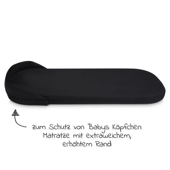 ABC Design Kombi-Kinderwagen Samba - inkl. Babywanne und Sportsitz - Diamond Edition - Asphalt