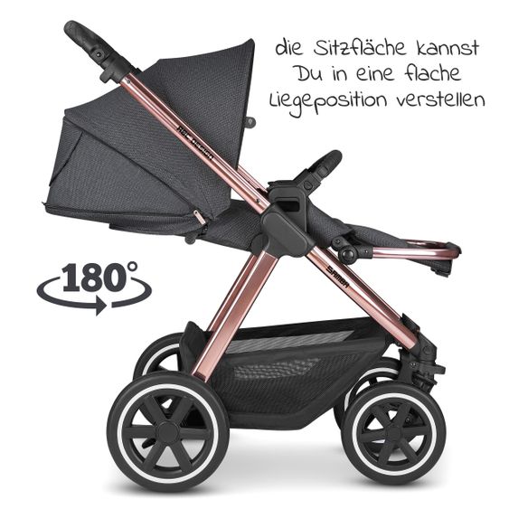ABC Design Passeggino Samba Combi - incluso navicella e seggiolino sportivo - Diamond Edition - Bubble