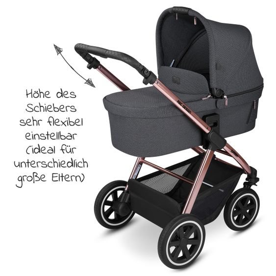 ABC Design Passeggino Samba Combi - incluso navicella e seggiolino sportivo - Diamond Edition - Bubble