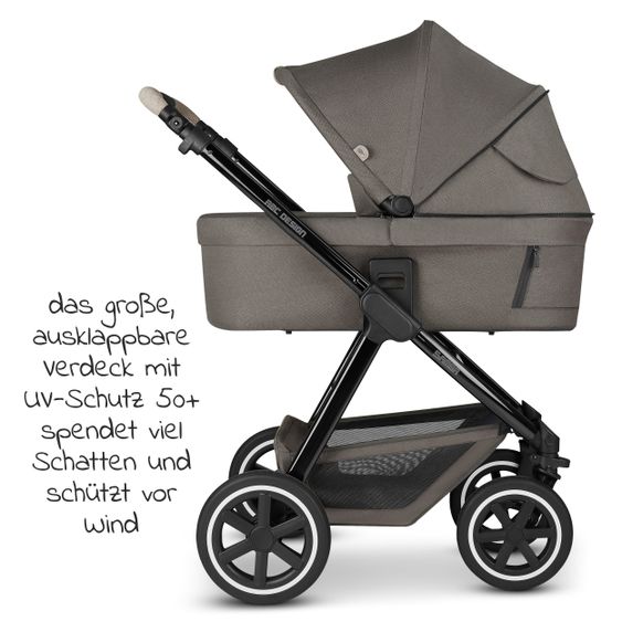 ABC Design Kombi-Kinderwagen Samba - inkl. Babywanne und Sportsitz - Diamond Edition - Herb