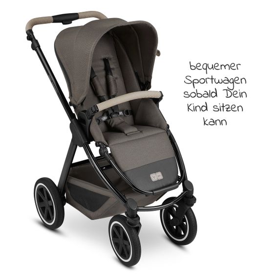 ABC Design Kombi-Kinderwagen Samba - inkl. Babywanne und Sportsitz - Diamond Edition - Herb