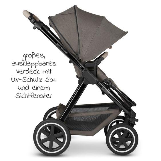 ABC Design Kombi-Kinderwagen Samba - inkl. Babywanne und Sportsitz - Diamond Edition - Herb