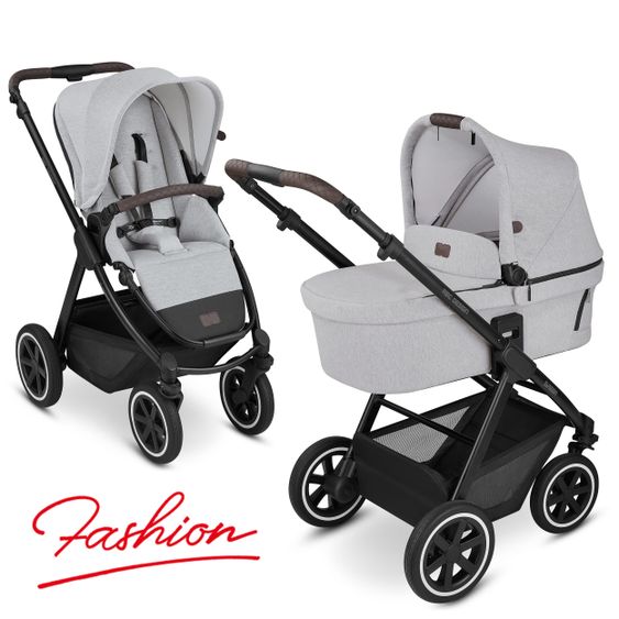 ABC Design Passeggino Samba Combi - incluso navicella e seggiolino sportivo - Fashion Edition - Mineral