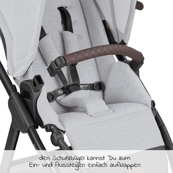 ABC Design Passeggino Samba Combi - incluso navicella e seggiolino sportivo - Fashion Edition - Mineral