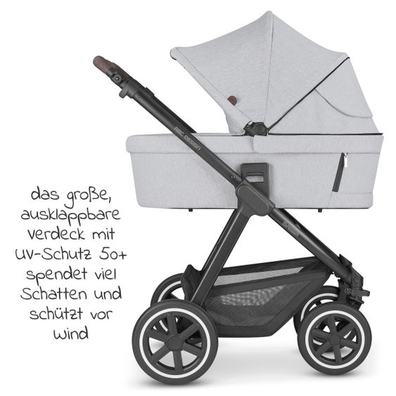 ABC Design Passeggino Samba Combi - incluso navicella e seggiolino sportivo - Fashion Edition - Mineral