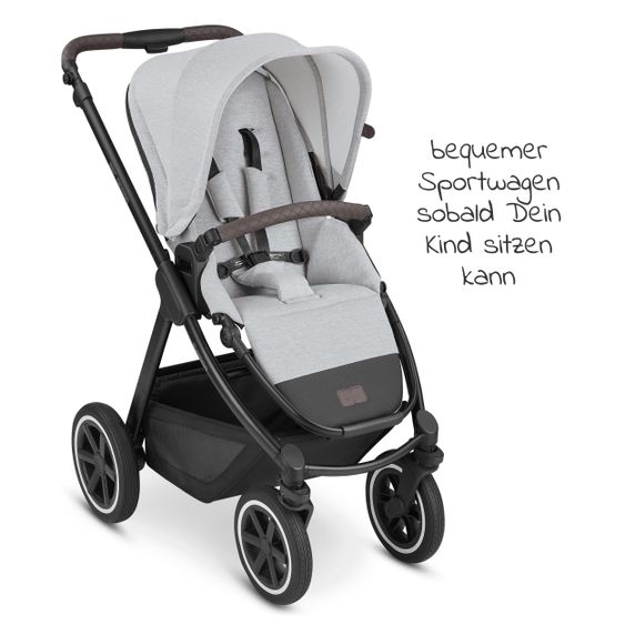 ABC Design Passeggino Samba Combi - incluso navicella e seggiolino sportivo - Fashion Edition - Mineral