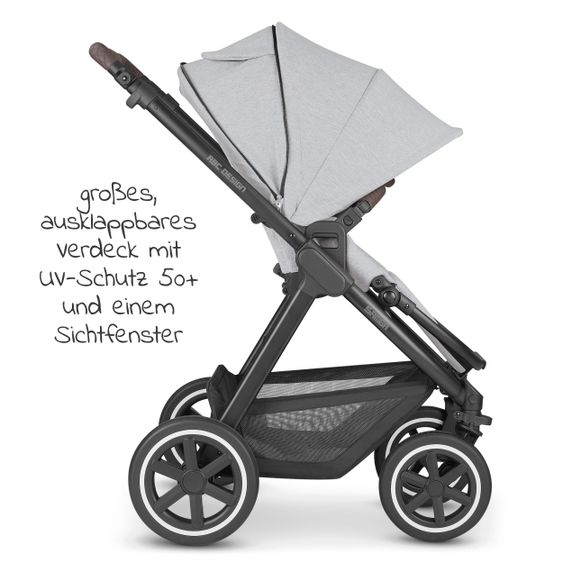 ABC Design Passeggino Samba Combi - incluso navicella e seggiolino sportivo - Fashion Edition - Mineral