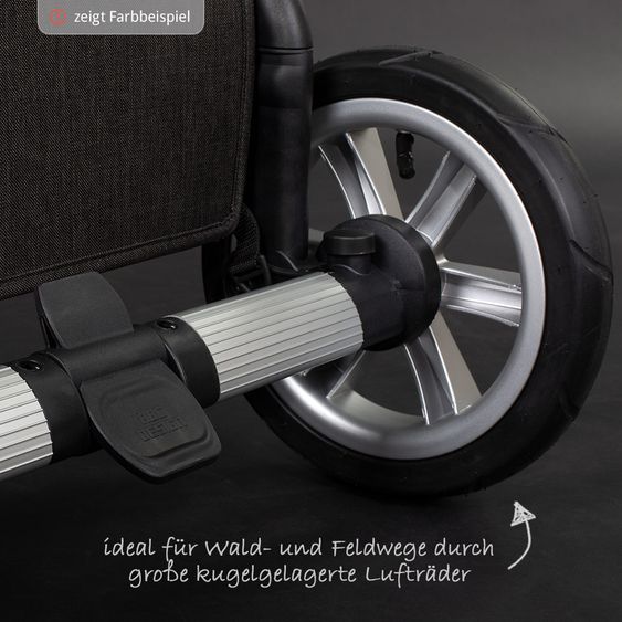 ABC Design Combi stroller Tereno 4 Air - incl. carrycot and sport seat - Street