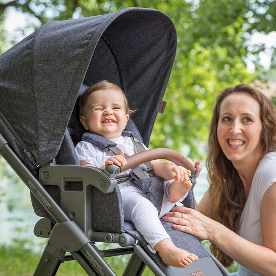 ABC Design Combi stroller Tereno 4 Air - incl. carrycot and sport seat - Street