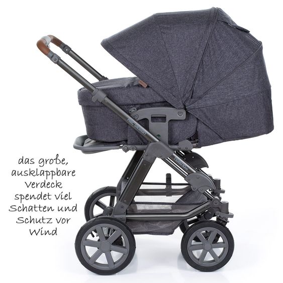 ABC Design Combi stroller Tereno 4 Air - incl. carrycot and sport seat - Street