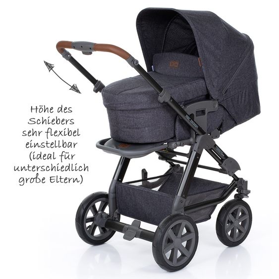 ABC Design Combi stroller Tereno 4 Air - incl. carrycot and sport seat - Street