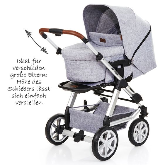 ABC Design Kombi-Kinderwagen Tereno 4 - Graphite Grey