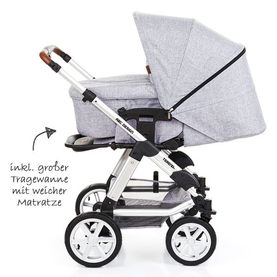 ABC Design Kombi-Kinderwagen Tereno 4 - Graphite Grey